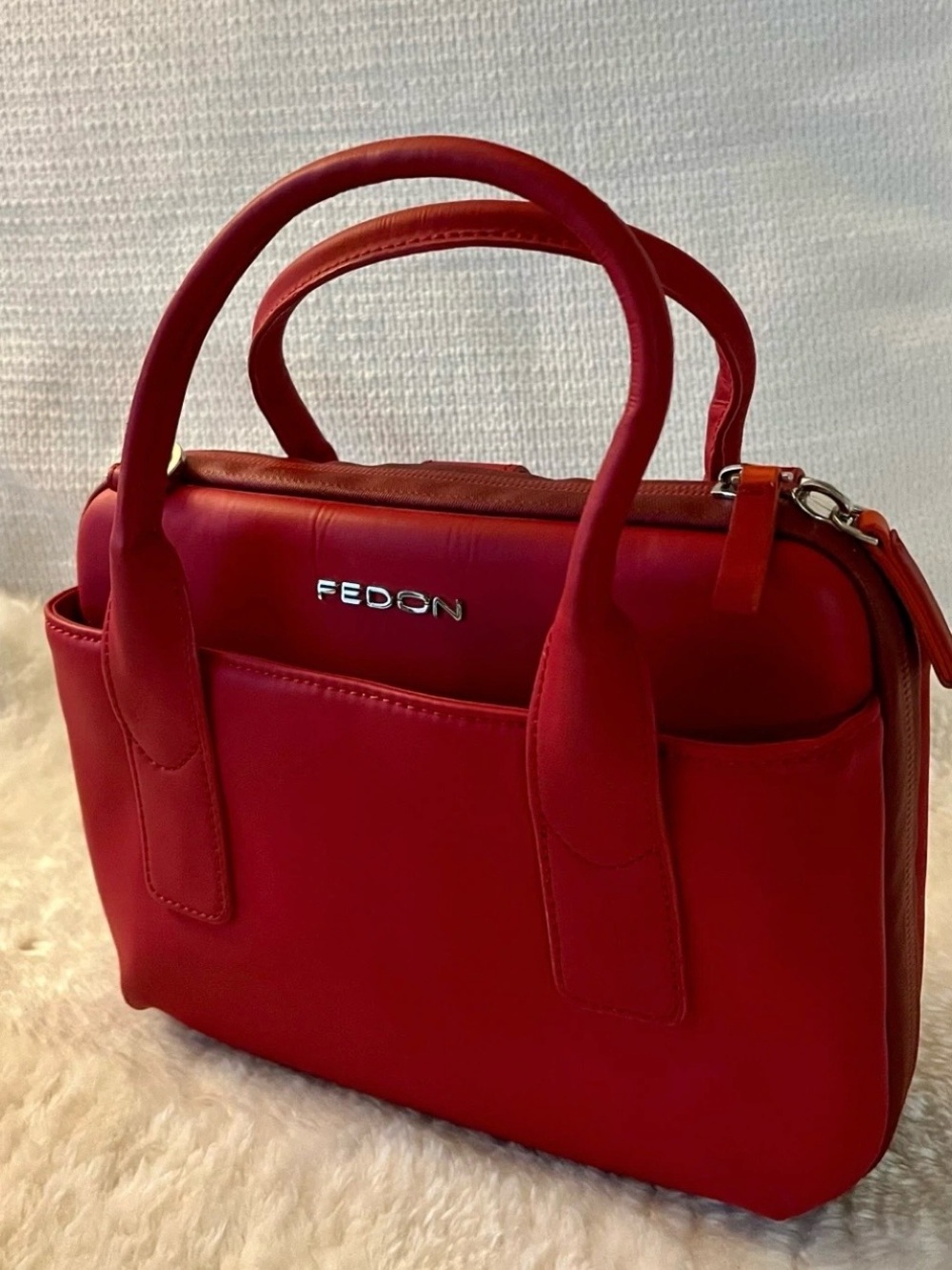 Fedon Red Everyday Tote Bag